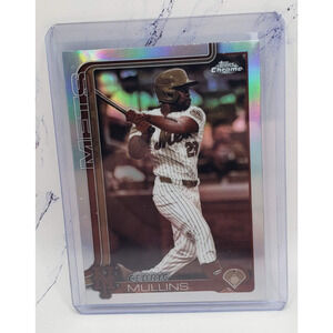 2025 Topps Chrome Update Cedric Mullins #USC40 Sepia Refractor New York Mets